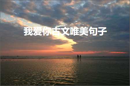 鎴戠埍浣犲彜鏂囧敮缇庡彞瀛愶紙鏂囨322鏉★級